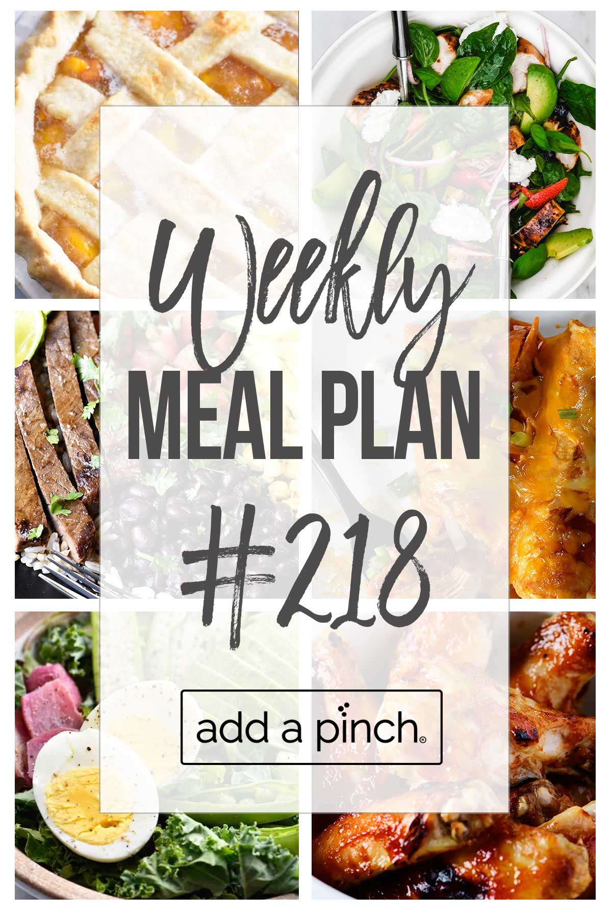 Meal Plan 218: Free Recipe Collections & Delicious Weeknight Dinners